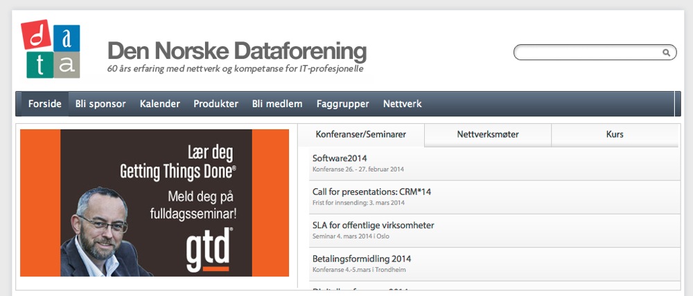 Den Norske Dataforening - ny samarbeidspartner